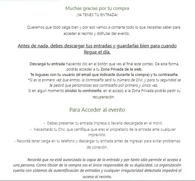 COMPRA DE ENTRADA