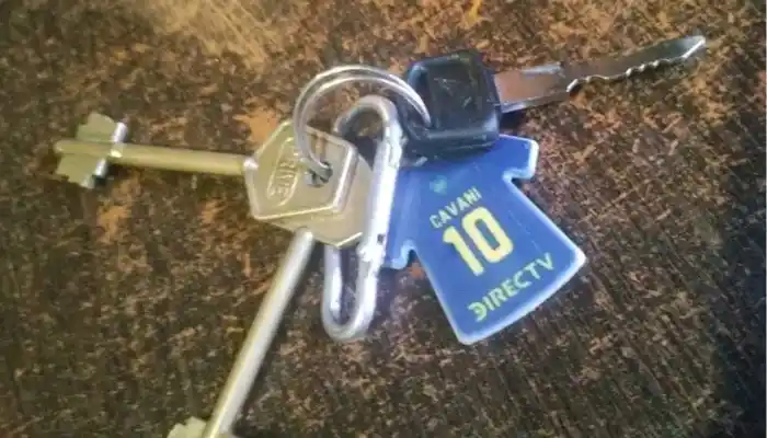 Hallaron llavero de boca