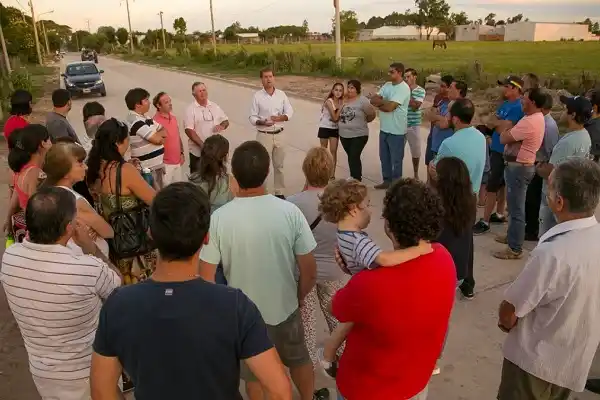 Con fondos propios, la Municipalidad finalizó el pavimento en el barrio ATE I