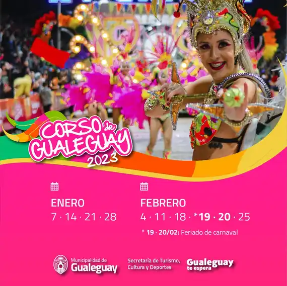 El Municipio confirmó las fechas del Corso 2023