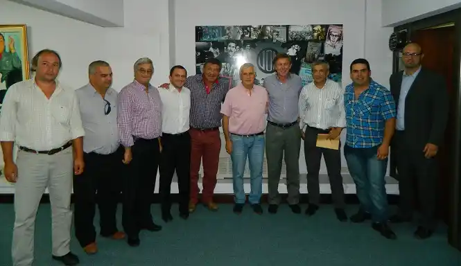 Antonio Caló recibió a Bahillo, Grané y sindicalistas locales