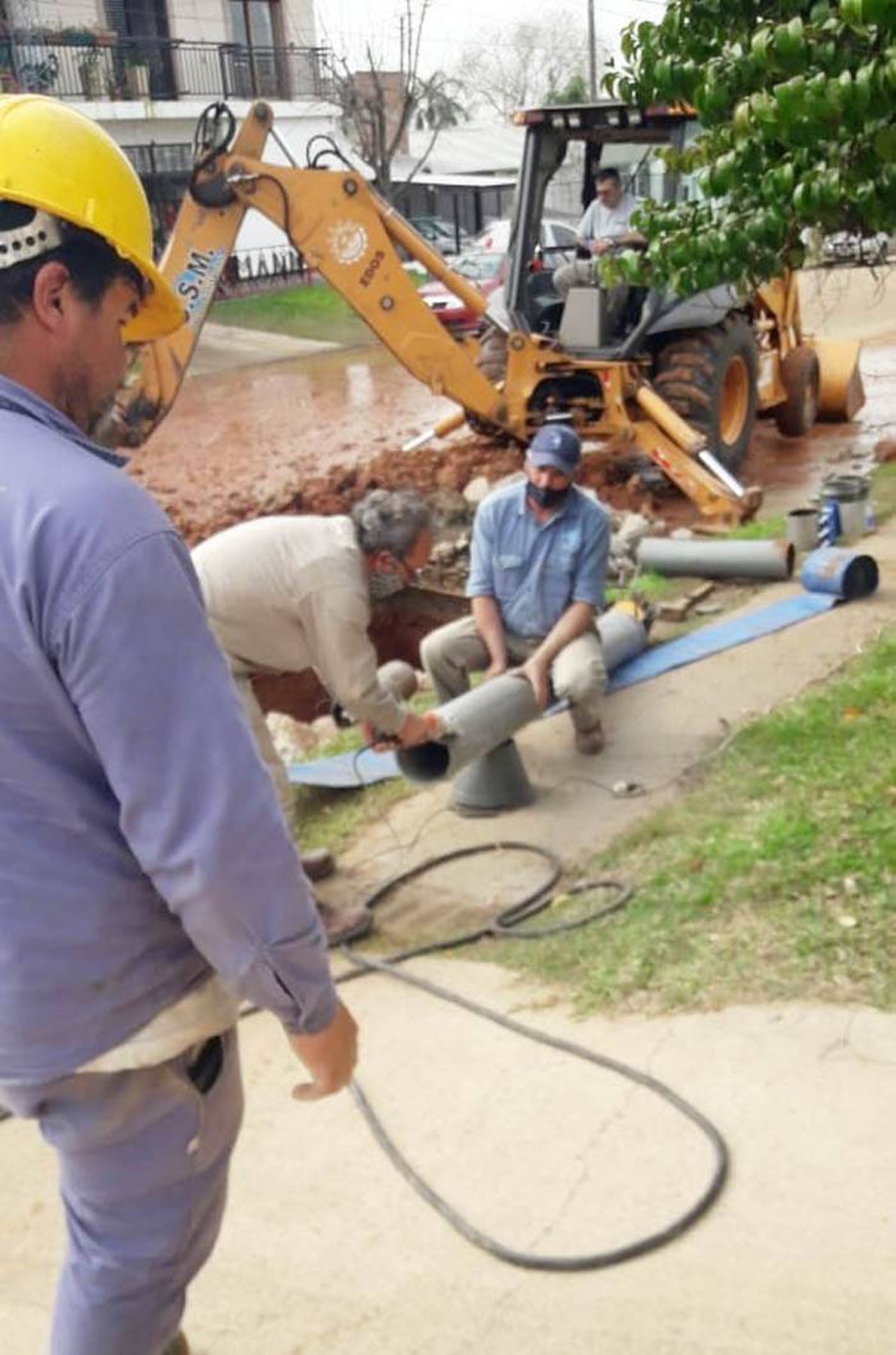 EDOS realizará tareas de  empalme a la red de agua  en la zona sur