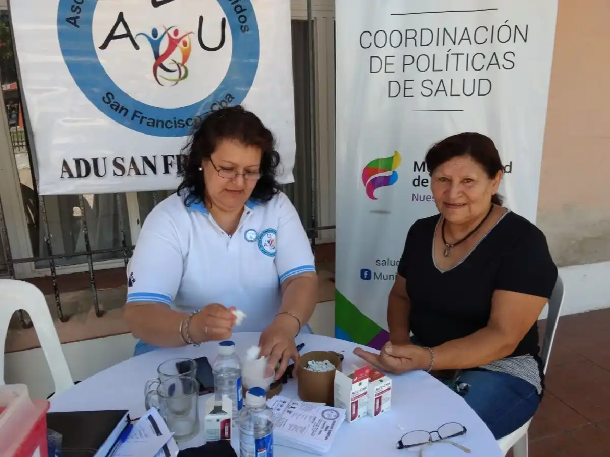 En Frontera también hubo controles  gratuitos por el Día Mundial de la Diabetes