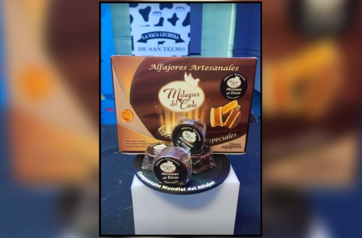 "El mejor alfajor del mundo" es de mousse de chocolate de licor y marplatense