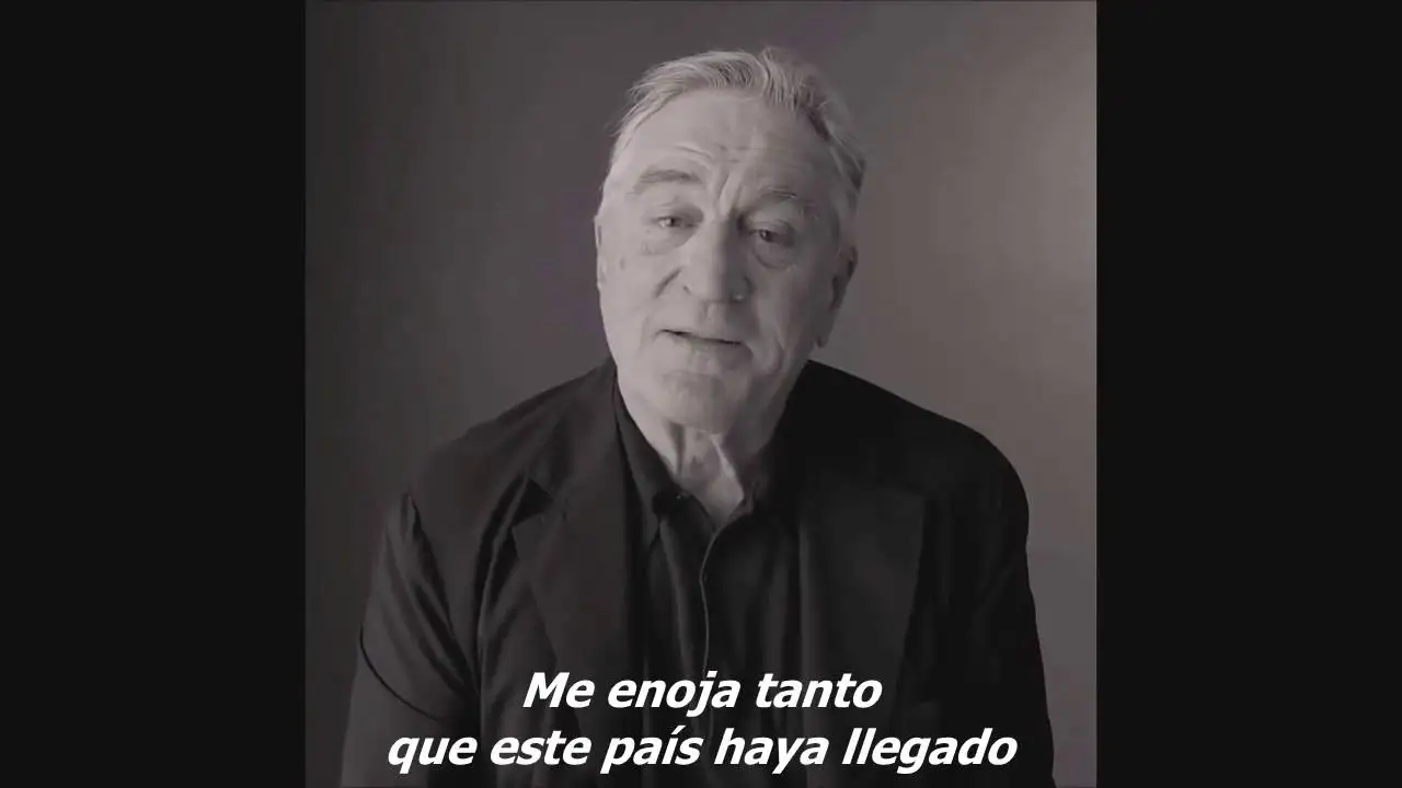 El brutal video de Robert De Niro contra Donald Trump