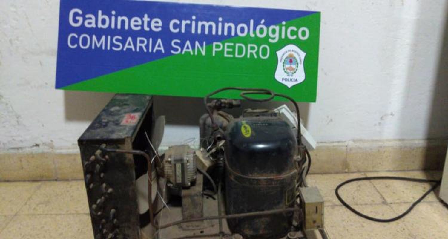 Le robaron un motor de heladera y apareció a pocos metros de su casa