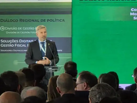 Frigerio expuso en Brasil sobre modernización del Estado