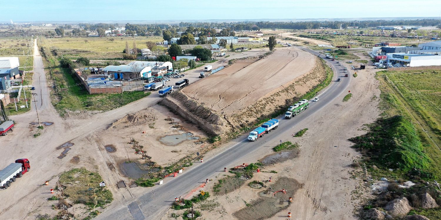 Se reactiva la obra del Paso Urbano por Bahía Blanca