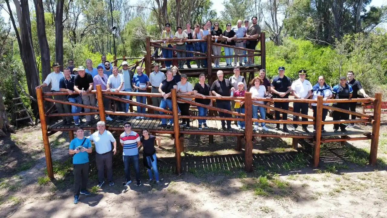 La habilitación del Sendero del Bosque Spirandelli, confirma a Brinkmann como la “puerta de entrada'”al Parque Nacional Ansenuza
