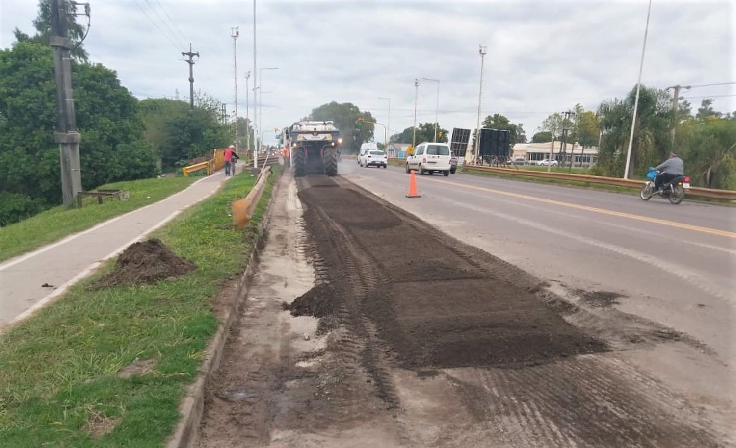 Vialidad Nacional avanza con los arreglos de la RN 11 en Reconquista