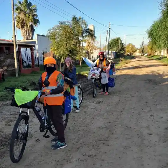 Teresita Cardoso emprendió nuevamente el desafío de viajar en bicicleta hasta Salta capital