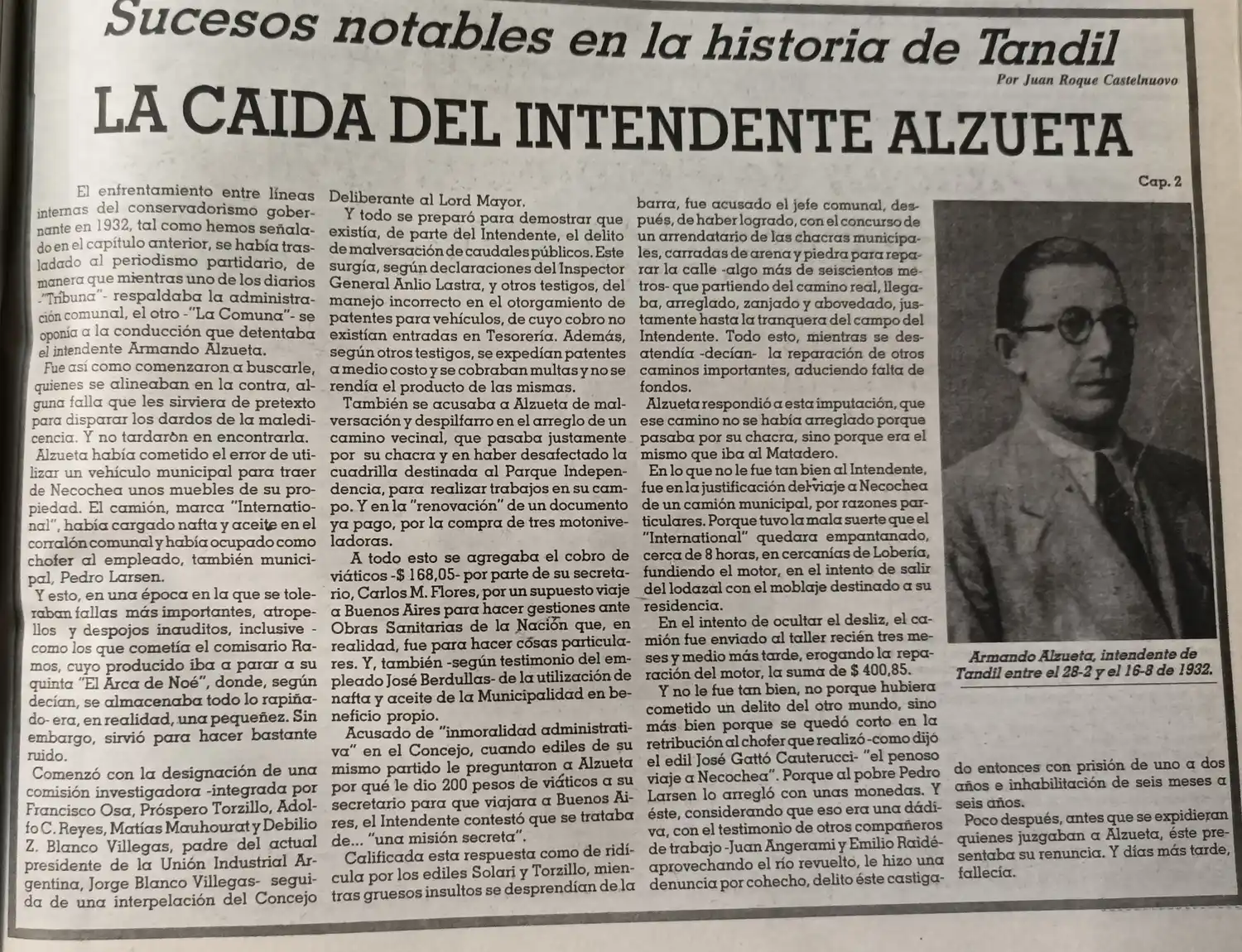 La caída del intendente Alzueta - Cap. 2