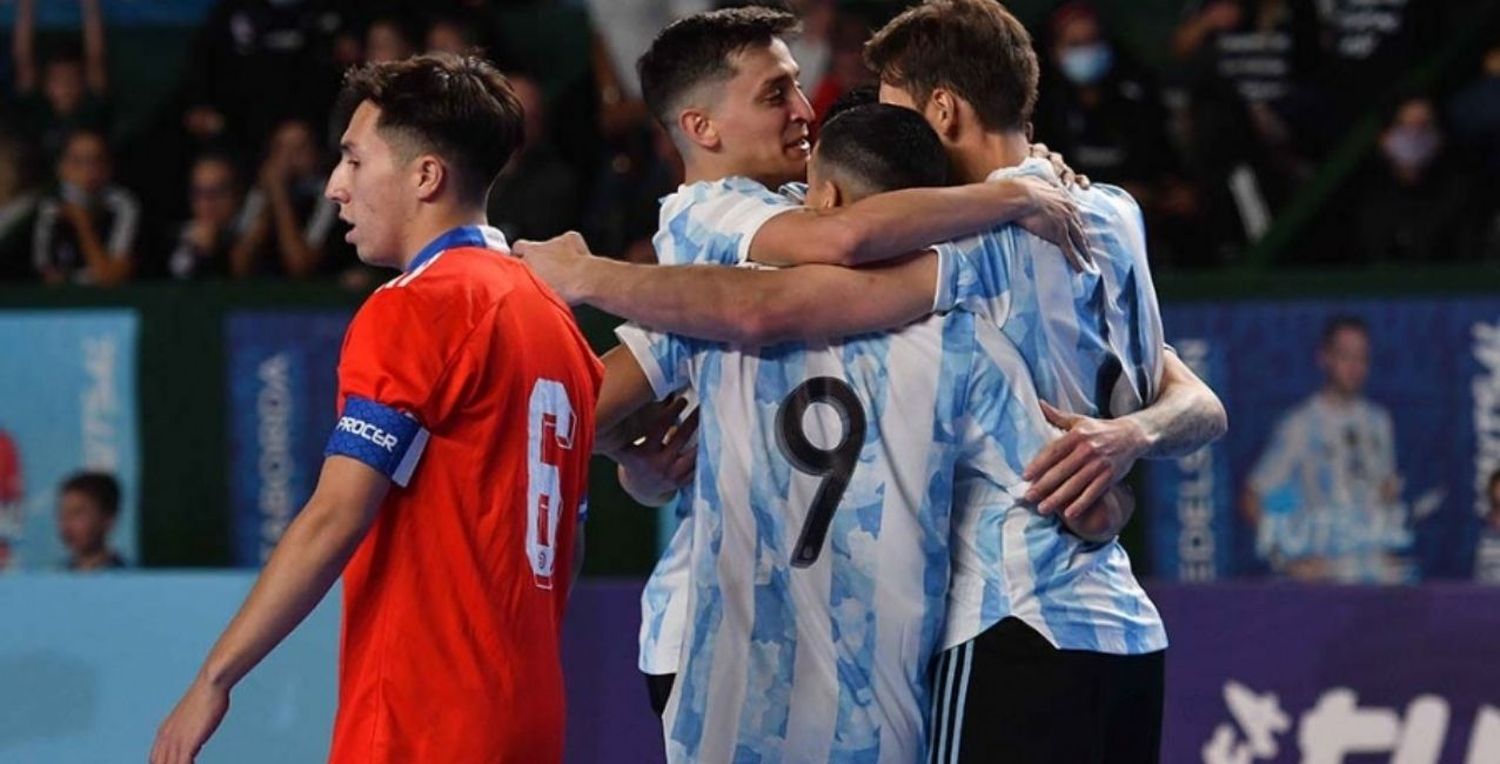 La Selección Argentina de futsal goleó a Chile