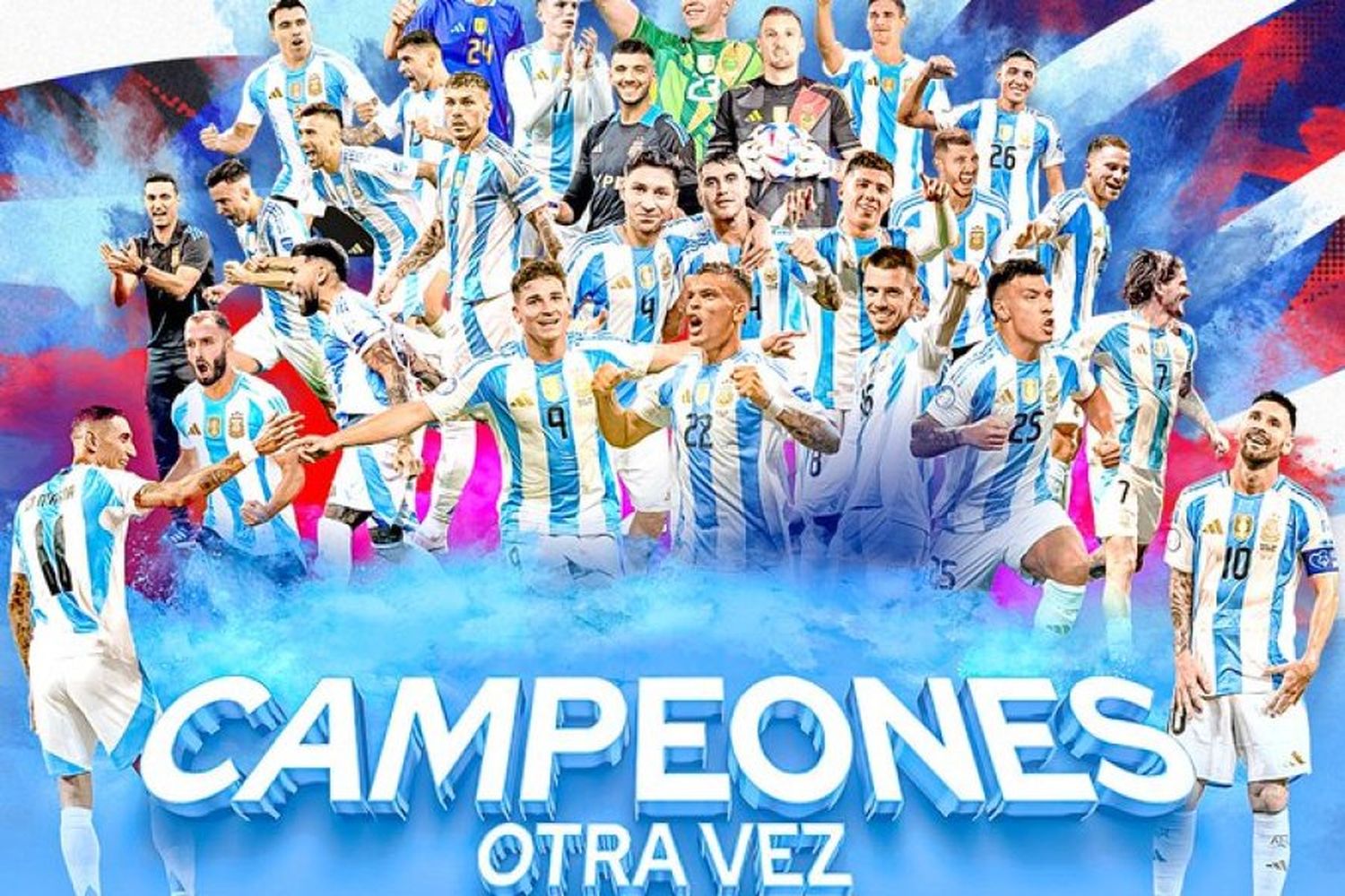 La Selección Argentina regresa al país con la Copa América