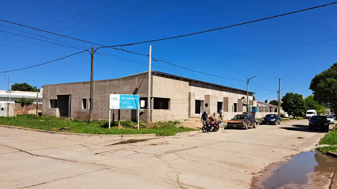 Avanza la construcción del esperado Jardín Maternal N° 1