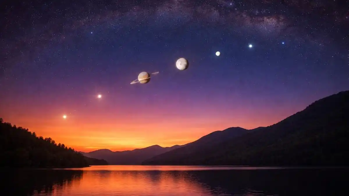 Seis planetas se alinearán en un fenómeno astronómico único en Argentina