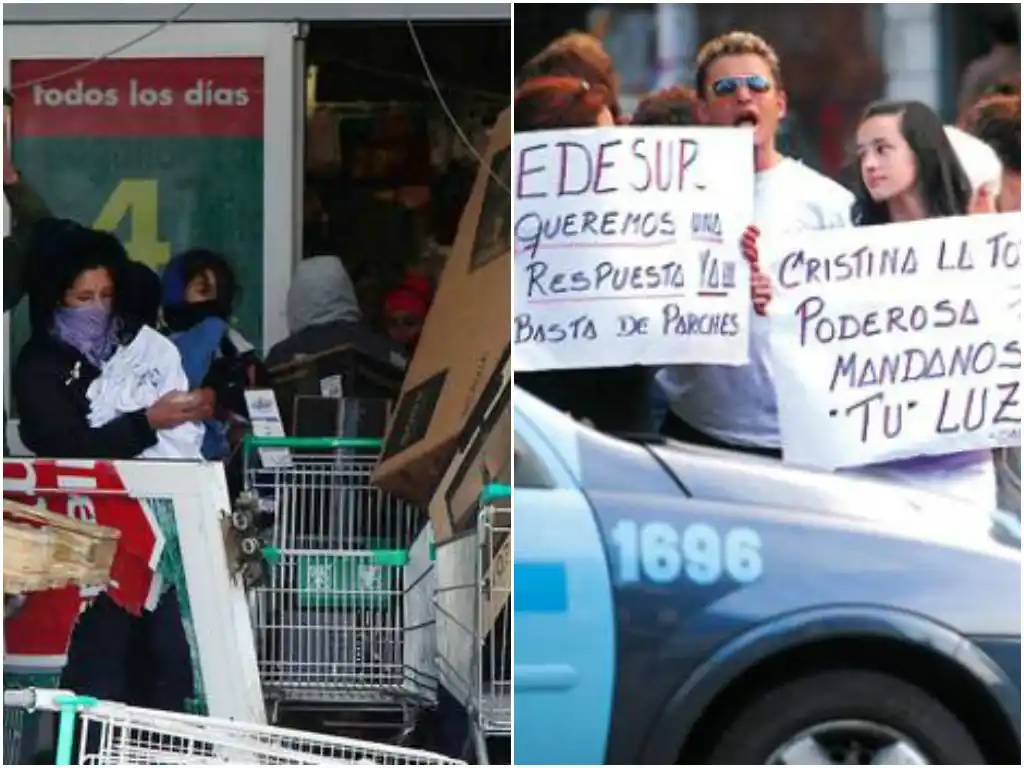 El Gobierno toma medidas para evitar cortes de luz y saqueos en diciembre