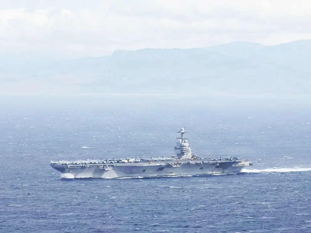 El portaaviones USS Gerald Ford ya se encuentra bajo las órdenes del Comando Sur de Estados Unidos para América Latina