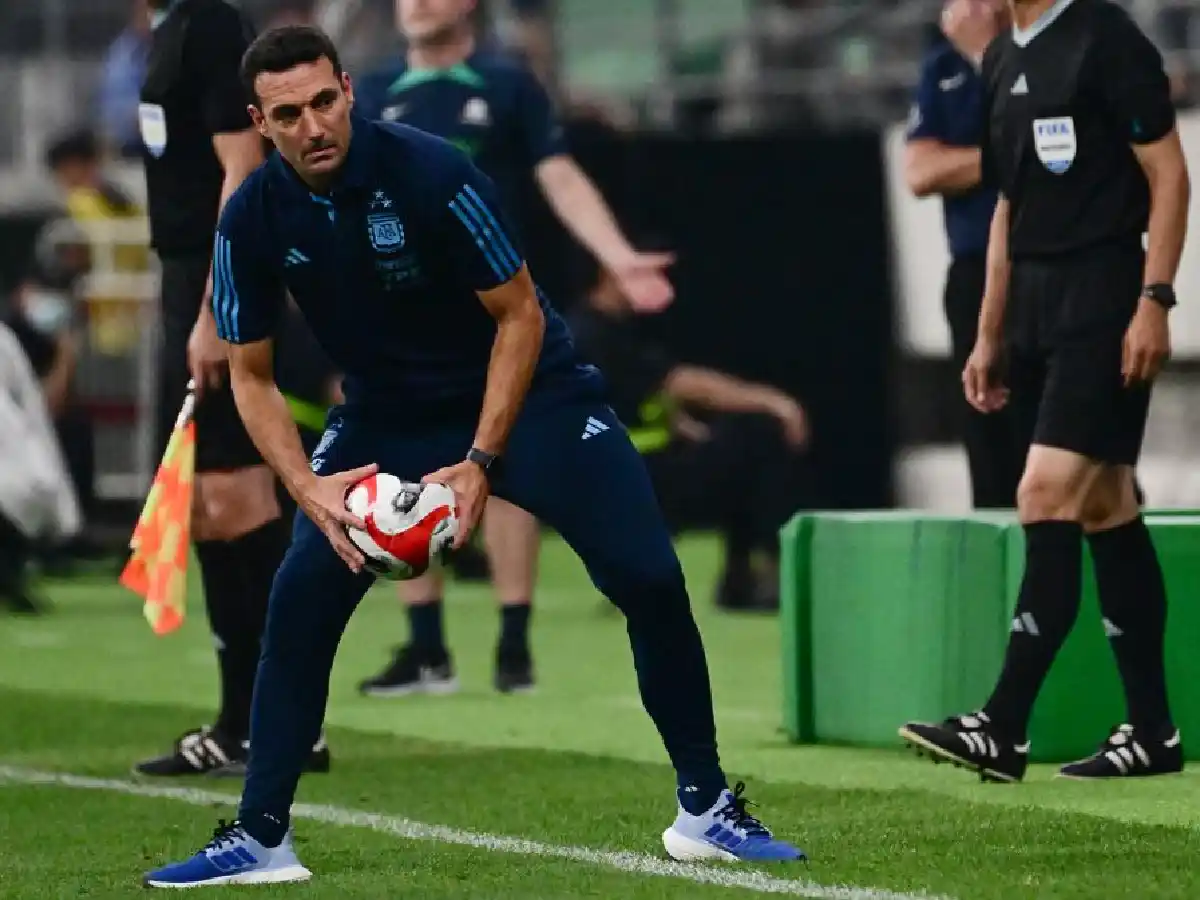 Scaloni confirmó que Messi, Di María y Otamendi no viajarán a Indonesia 