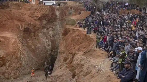 Marruecos: falleció el nene que cayó en un pozo de 32 metros