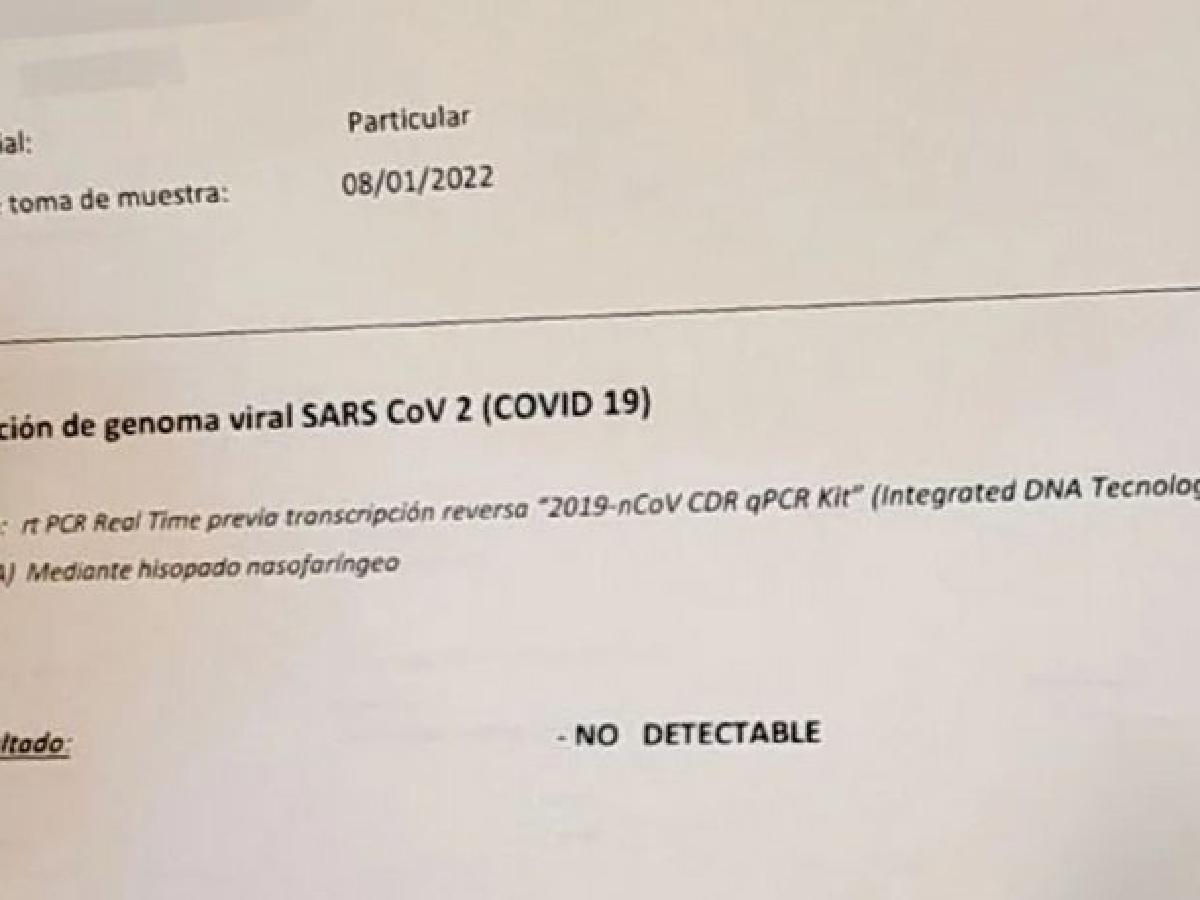 Cae banda que vendía PCR truchos: hasta $ 4 mil un negativo