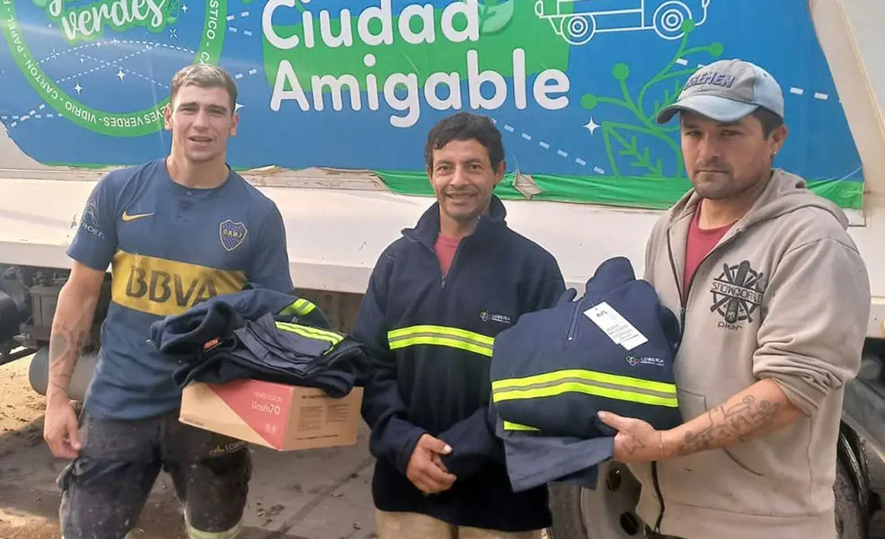 Entregaron indumentaria a trabajadores