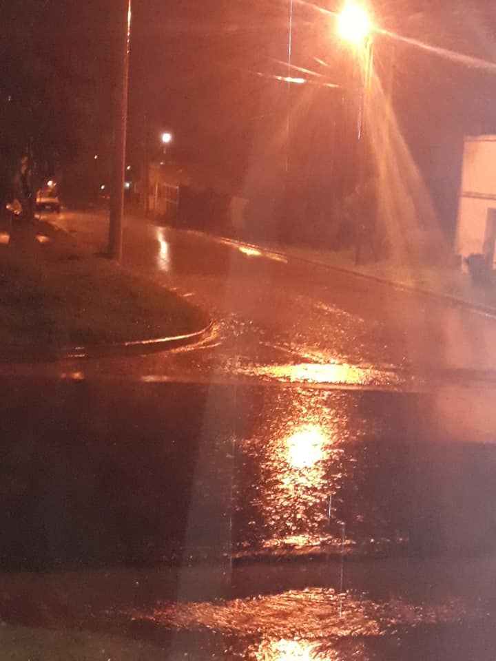 Diamante fue la ciudad más afectada por la tormenta de anoche