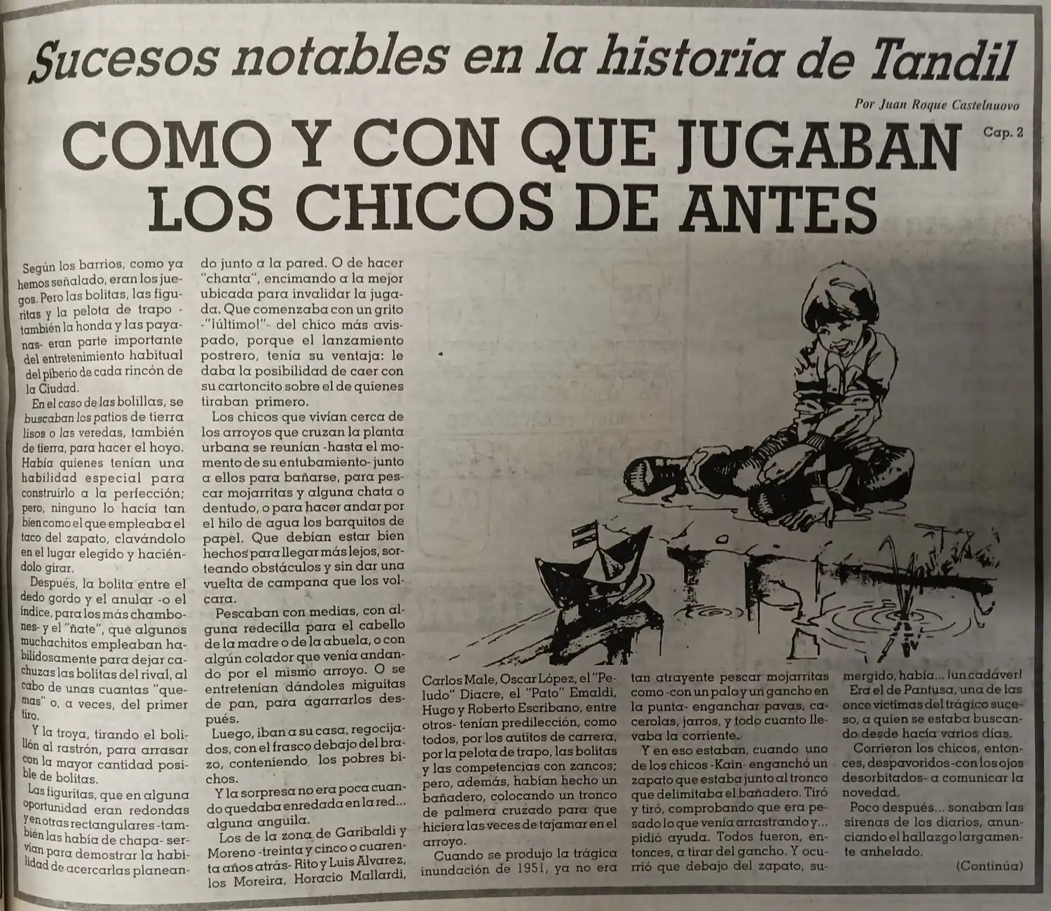 ¿Cómo y con qué jugaban los chicos de antes?   Cap. 2