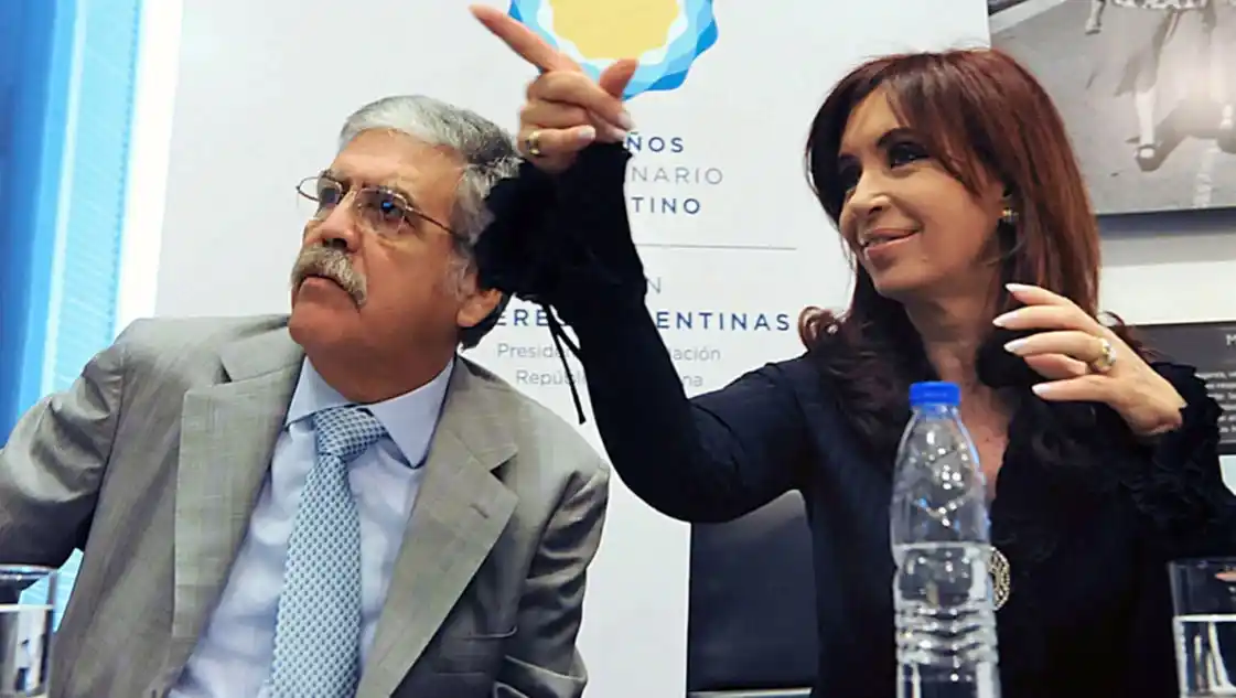 Julio De Vido y Cristina Kirchner (NA)