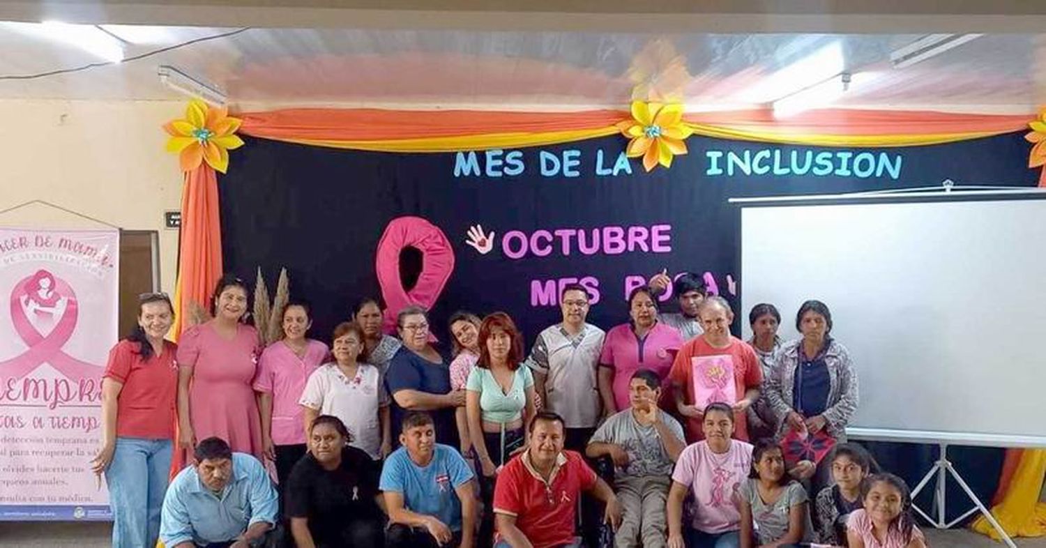 Brindaron una charla de concientización sobre 
el cáncer de mama en la Escuela Especial 24