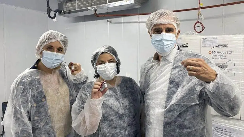 El lunes arranca la producción local del componente 2 de la Sputnik V
