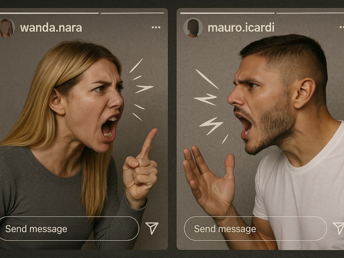 Wanda Nara-Mauro Icardi y la infinita lucha por historias de Instagram...