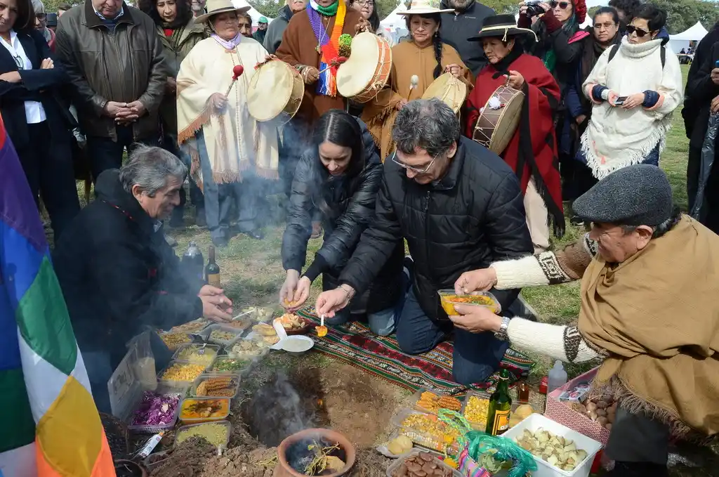 Vicente López celebró la Pachamama