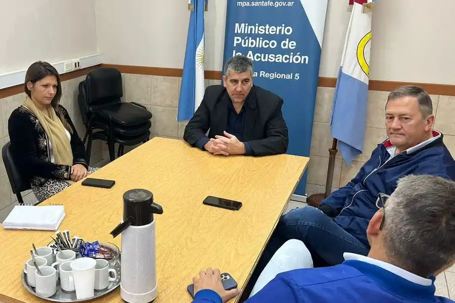 Siguen las reuniones del Fiscal Regional de Rafaela con representantes de la región 