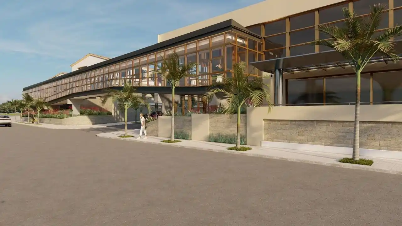 La obra conecta el hotel con el casino del complejo y culmina un ambicioso proceso de recuperación del histórico edificio.