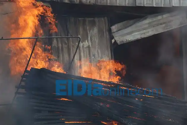 Impactantes imágenes sobre el incendio en La Forestal 