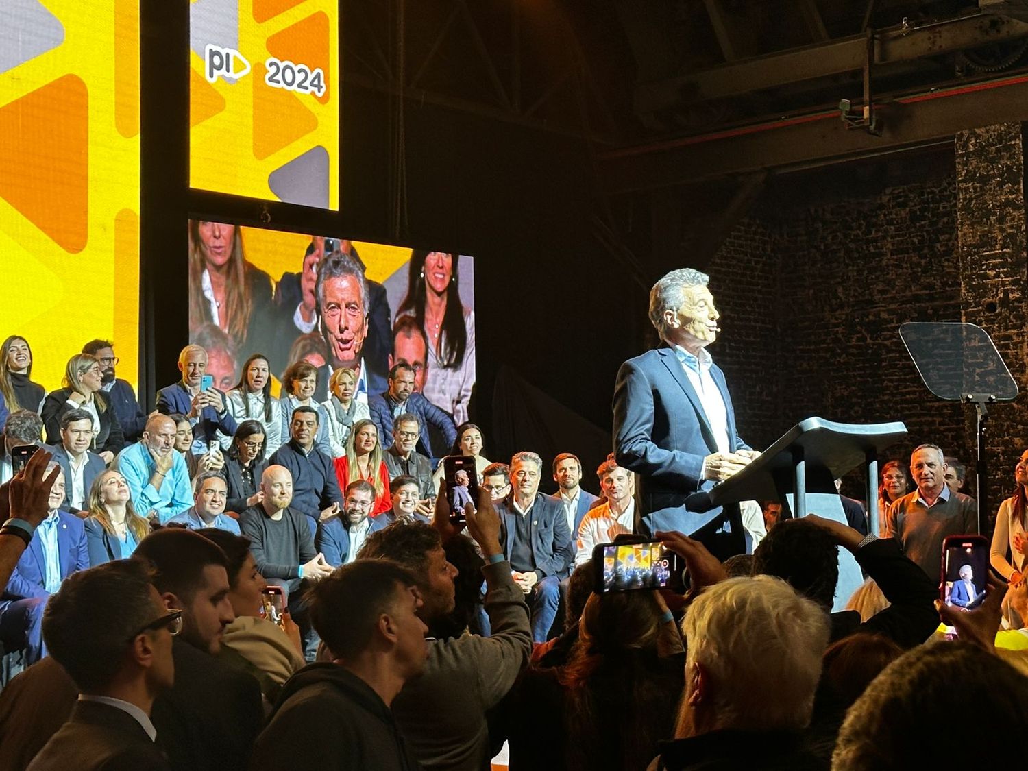 Rogelio Frigerio participó en el lanzamiento de Mauricio Macri como presidente del PRO