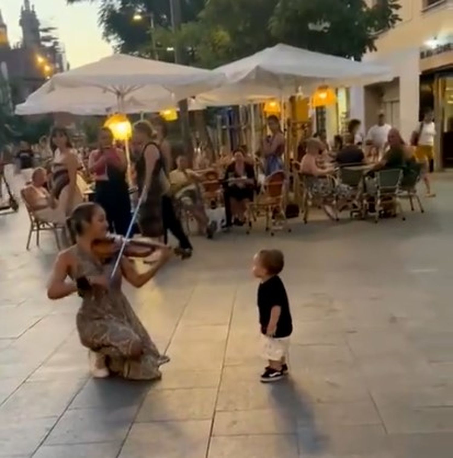 Momento viral en España