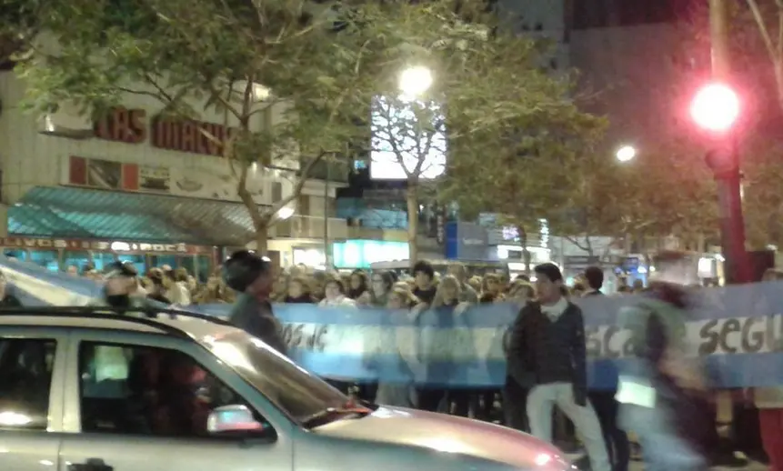 Inseguridad: Masiva protesta de vecinos en Vicente López