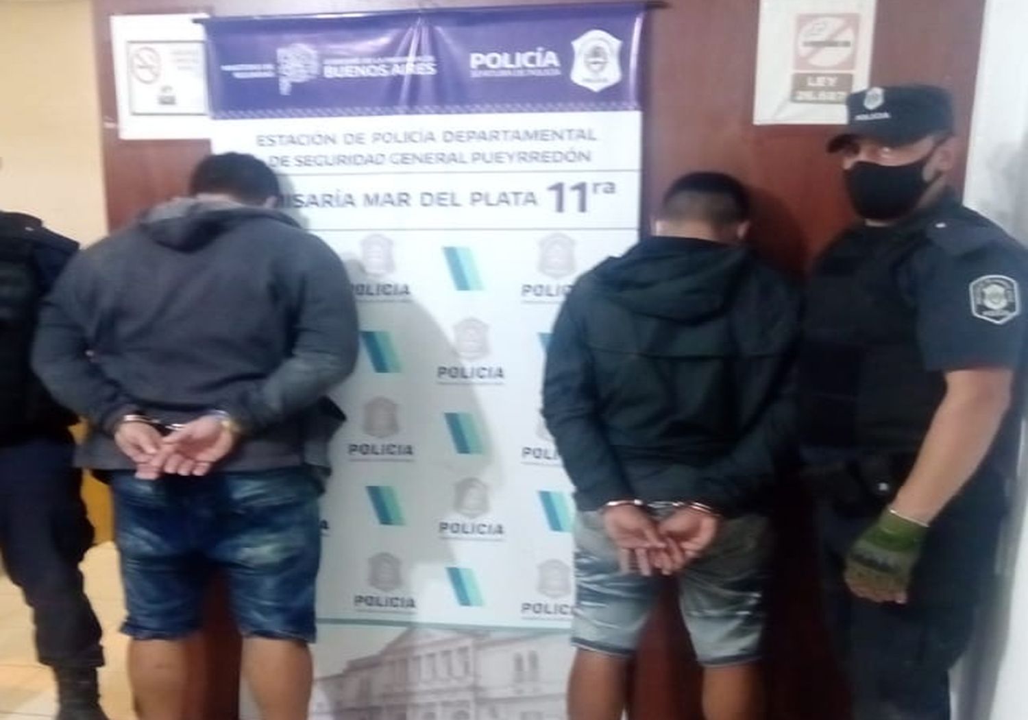 Detuvieron a dos hombres con frondosos antecedentes tras una persecución con la policía