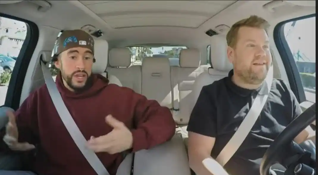 Bad Bunny puso a perrear a James Corden