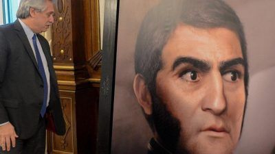Alberto Fernández encabeza ceremonia por el aniversario del fallecimiento de San Martín
