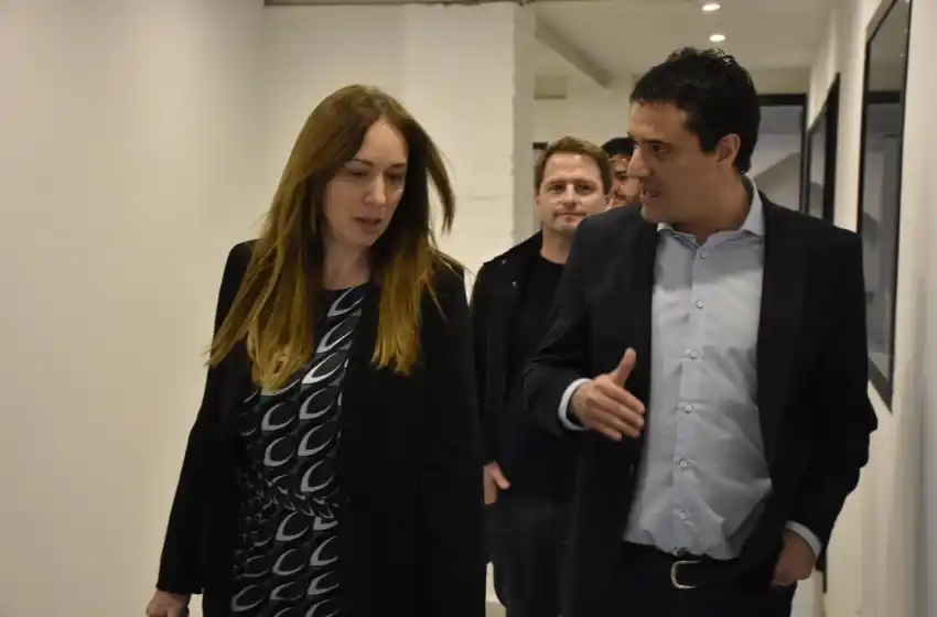 Abad recibió a María Eugenia Vidal en el Comité Provincia de la UCR