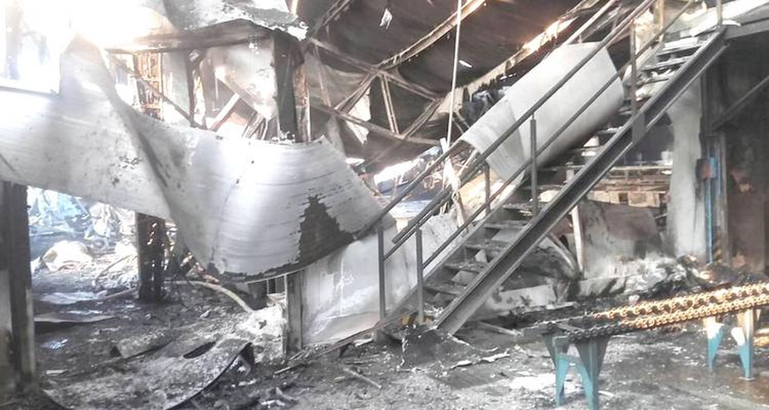 Tras el incendio de Magnifresh, evalúan cómo seguir y Baradero pide por los trabajadores