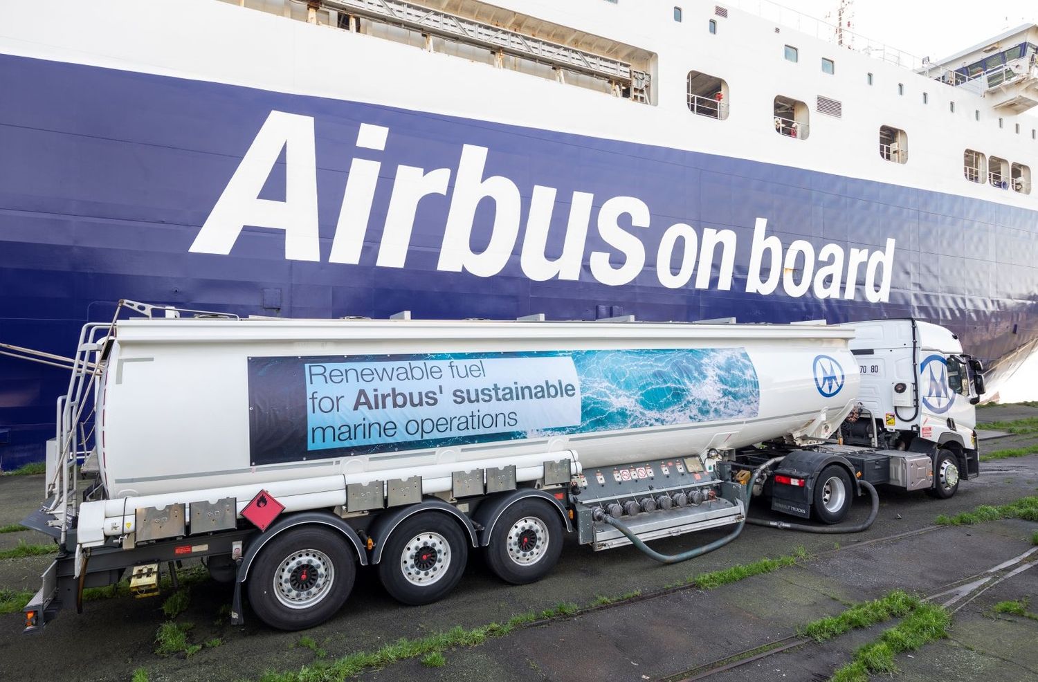 Airbus tests the use of renewable fuel in its vessels