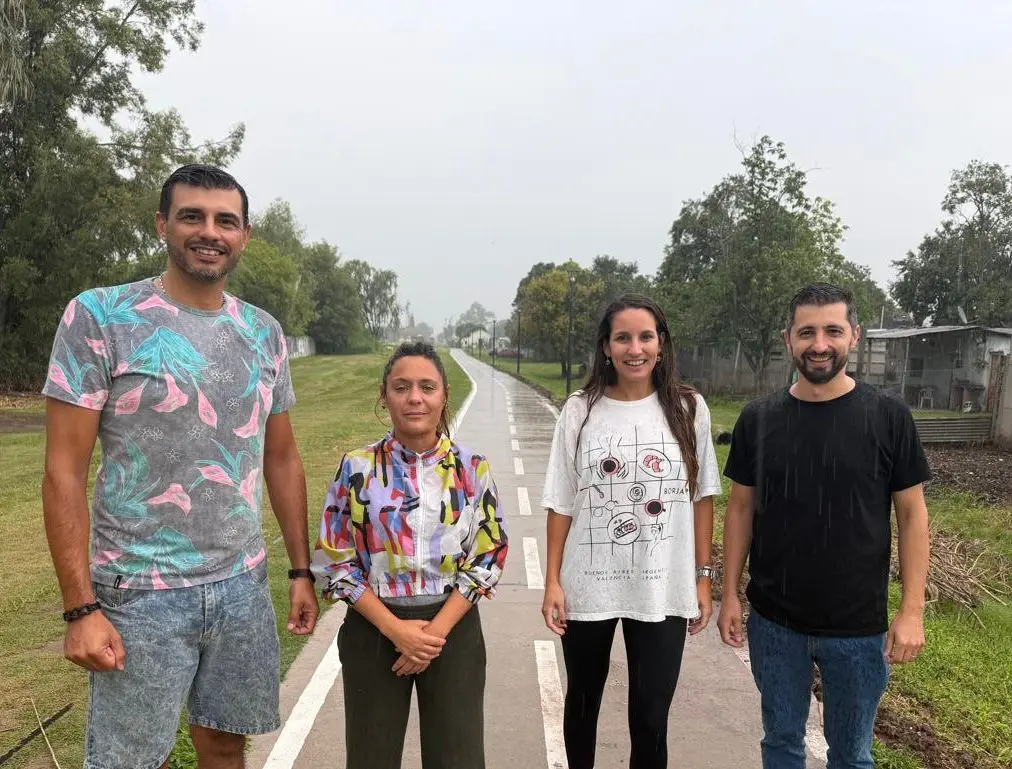 Concejales recorrieron la nueva ciclovía del Ferrocarril Belgrano y recordaron un pedido pendiente en barrio Italia