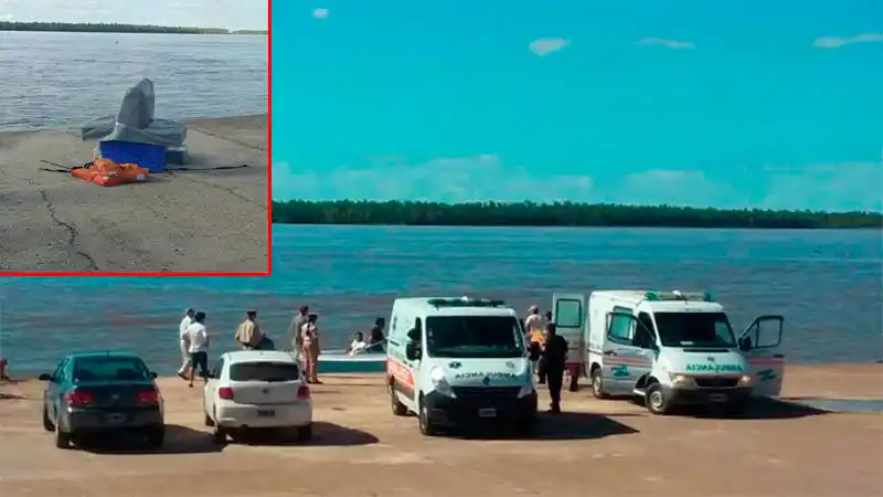 Conmoción por un accidente náutico: hay un intendente desaparecido