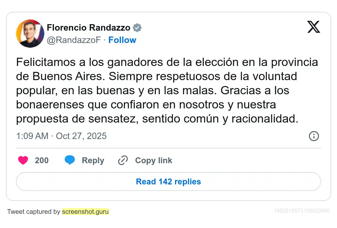 Randazzo elecciones