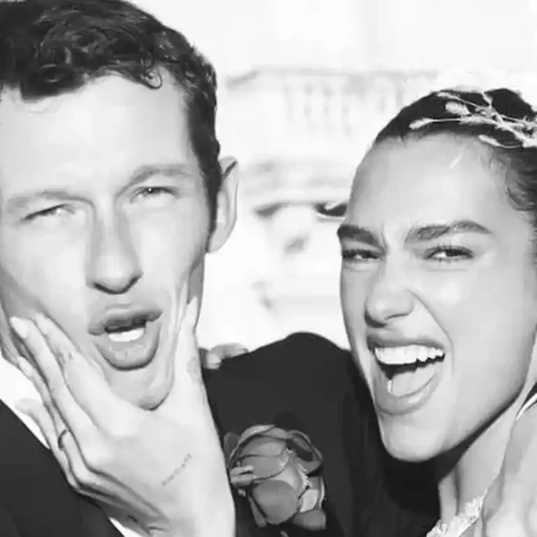 Dua Lipa publicó una serie de fotos de su casamiento en redes sociales Foto: IG @dualipa
