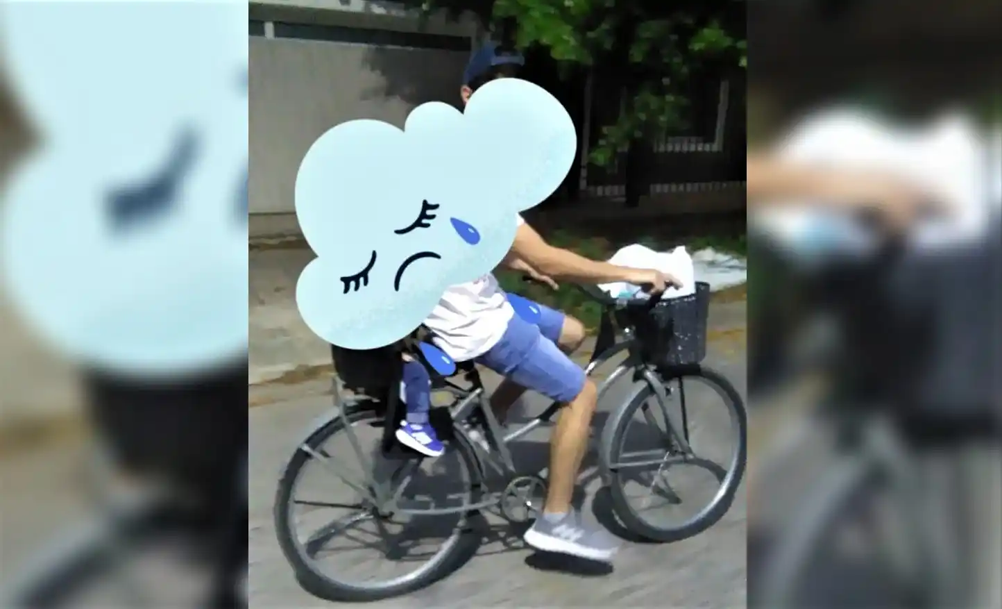 Le robaron la bici afuera del trabajo